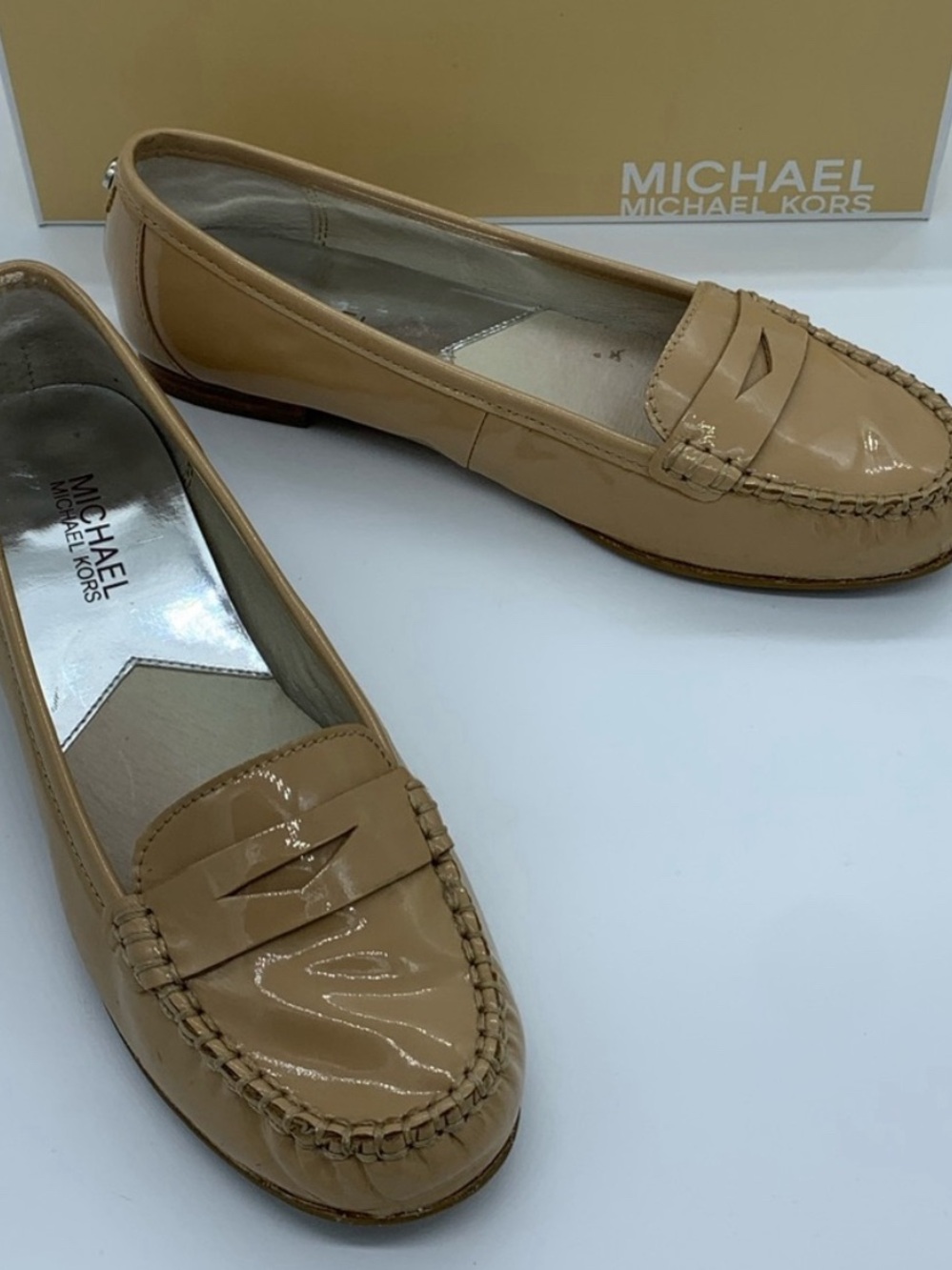 Michael Kors Leather Penny Loafers